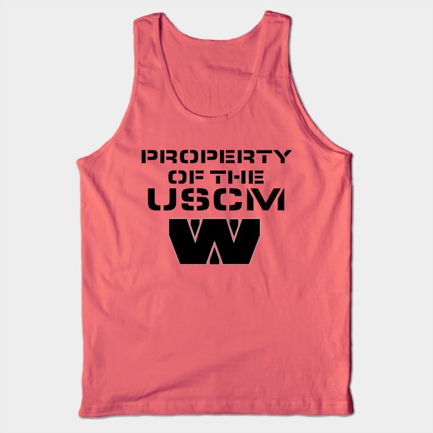 Property of the USCM Tank Top by Spatski